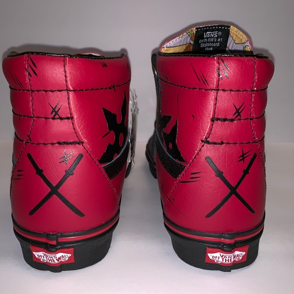 NIB Vans x Marvel Deadpool Sk8-Hi limited edition - Picture 2 of 8